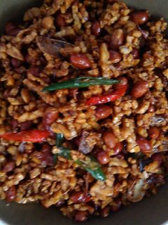 Foto resep Orek tempe kacang tanah tahan lama