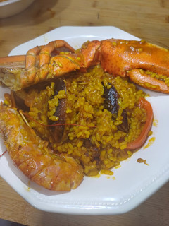 Una foto de Arroz de bogavante