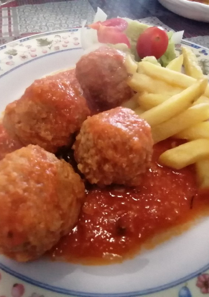 Una foto de 154. Albóndigas veganas en salsa de tomate y tomillo