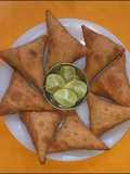 Vegetable Samosa from Spring Roll Wrapper