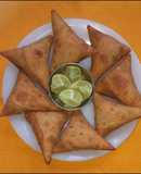 Vegetable Samosa from Spring Roll Wrapper