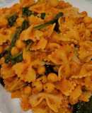 One Pot Pasta com Espinafres e Grão
