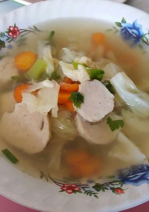 Foto resep Sop bening bakso