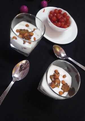 A picture of Khubani ka meetha.