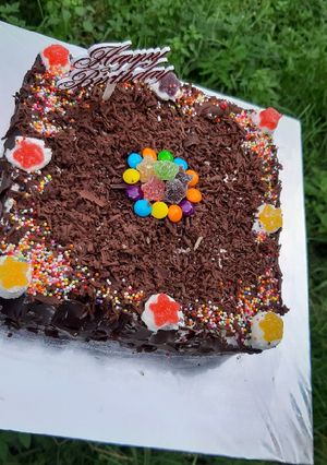 Foto resep Blackforest "bday cake"
