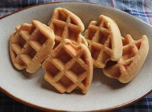 Hình của món Waffle kiểu Bỉ.