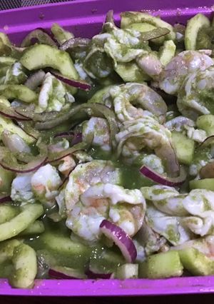 Una foto de Aguachile verde