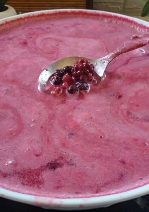 Egyszerű de nagyszerű gyümölcsleves! recept fotója