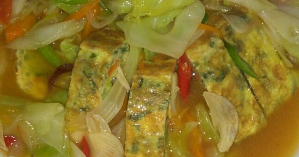 Resep Telur Dadar Tepung / Berbeda dengan telur dadar ala jawa, resep