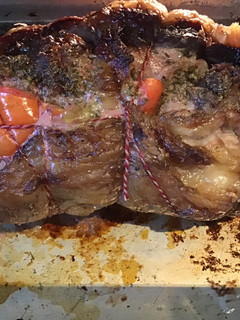 A picture of California Farm Stuffed Leg of Lamb.