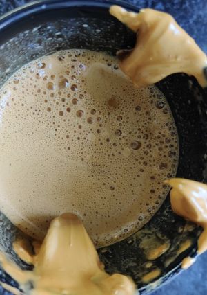 A picture of Hand beaten cappuccino : Coffee.