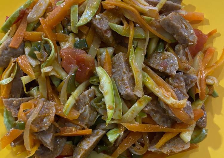 Recipe: Delicious Tumis Zuchini wortel