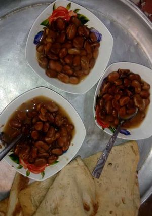 عکسی از دستور باقلا پخته