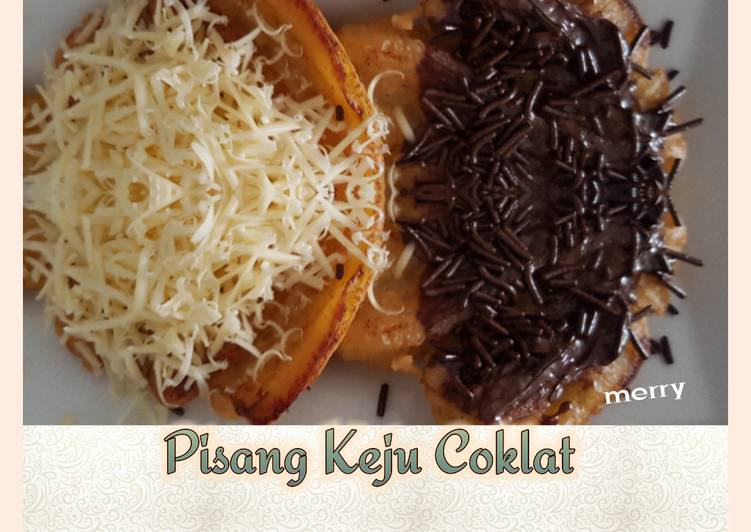 Pisang Keju Coklat