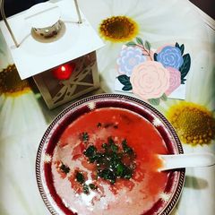 A picture of Manchow Soup.