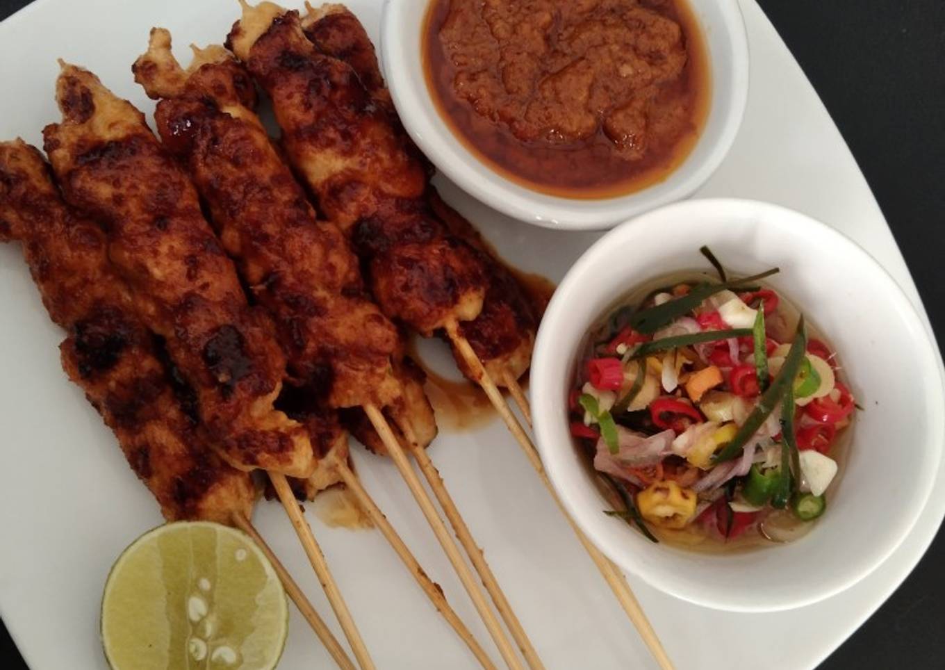 Sate Ayam Pedas Manis