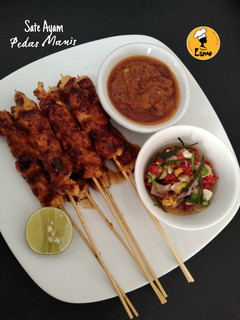 Foto resep Sate Ayam Pedas Manis