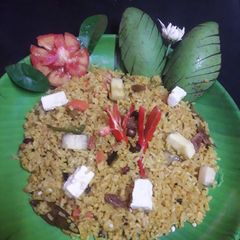 A picture of Raw mango khichuri(raw mango khichuri recipe in english).