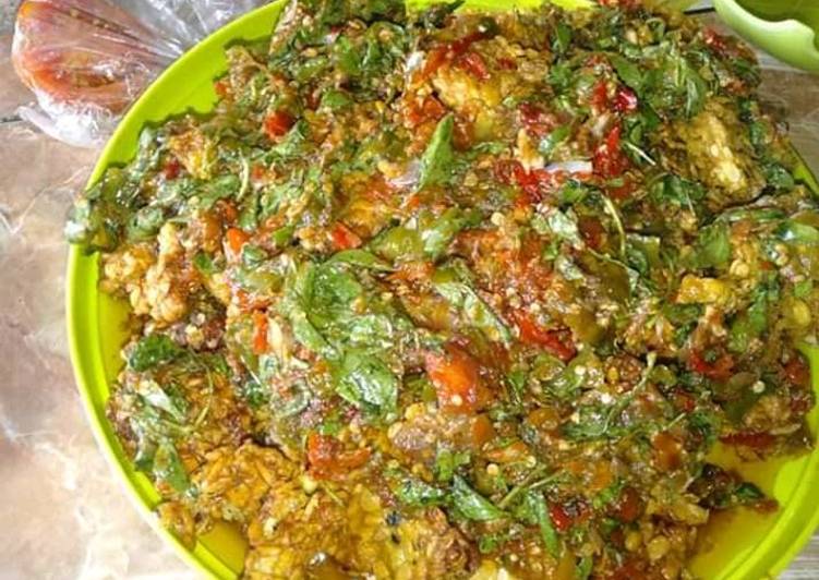 Goreng Tempe ancur kemangi sehah