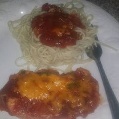 A picture of Crockpot Salsa Chicken.