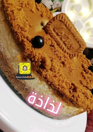 صورة لوصفة تشيز كيك اللوتس بمكونات اقتصادية