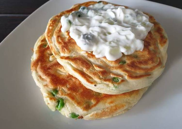 Pancakes con Guisantes