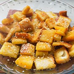 Instant bread shakar paray/teatime snack A picture of Instant bread shakar paray/teatime snack.