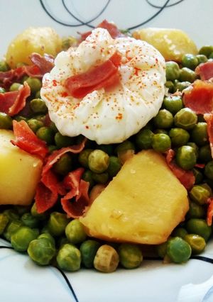 Foto principal de Guisantes con jamón
