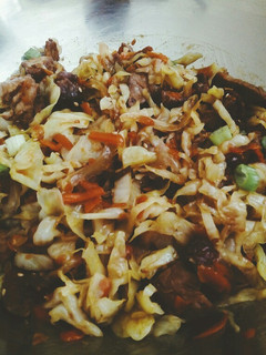 Una foto de Salteado de Ensalada Coleslaw Cetogénico! (LCHF)