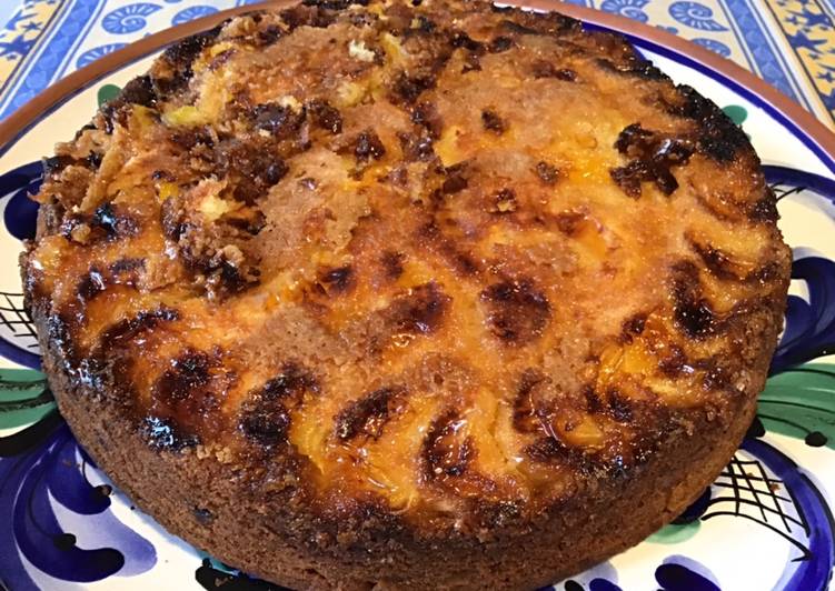 A révélé le secret de la recette Gâteau caramélisé clémentines pomme et banane à la maison