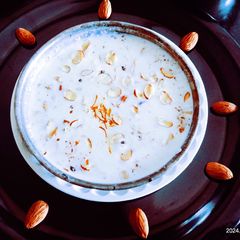 Healthy tasty delicious bhagar rice kheer A picture of Healthy tasty delicious bhagar rice kheer.