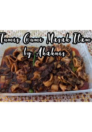 Foto resep Tumis Cumi Masak Itam