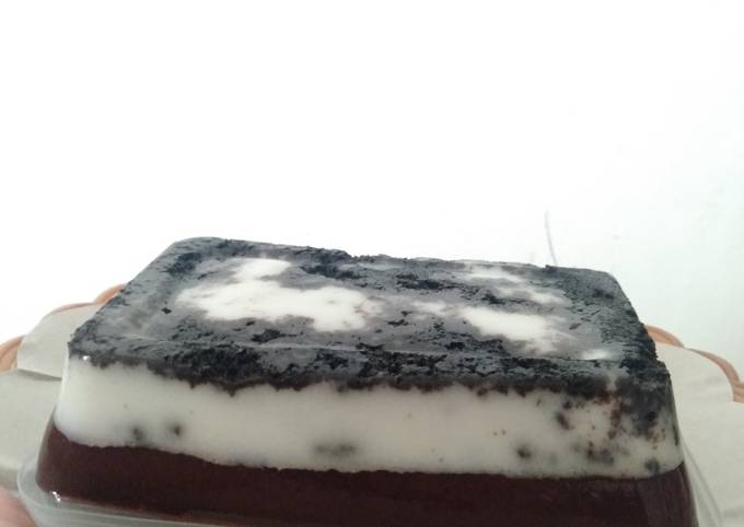 Puding oreo