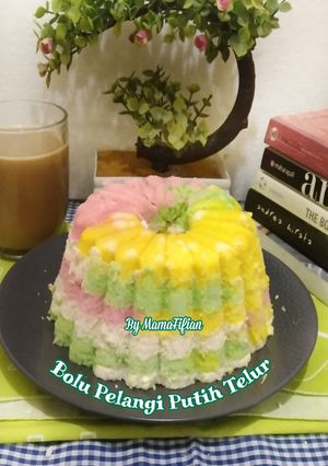 Foto resep Bolu Pelangi Putih Telur