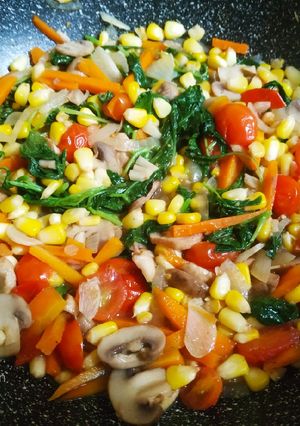 Foto resep Tumis Jamur Jagung