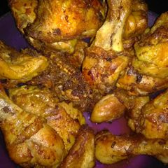 A picture of Honey glazed Oven baked Chicken.