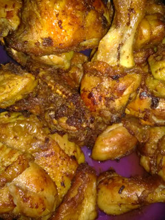 A picture of Honey glazed Oven baked Chicken.