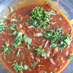 A picture of Beans curry#weeklyjikoni challenge.