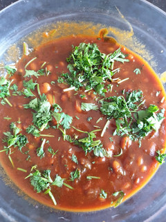 A picture of Beans curry#weeklyjikoni challenge.