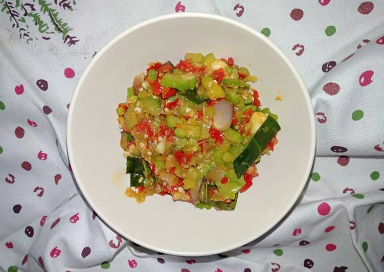 Resep Sambal Pare, Enak Banget