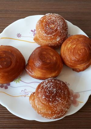 عکسی از دستور پیراشکی رول شکری