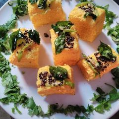 Instant Bread Dhokla A picture of Instant Bread Dhokla.