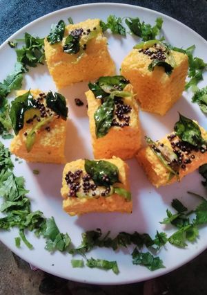 A picture of Instant Bread Dhokla.