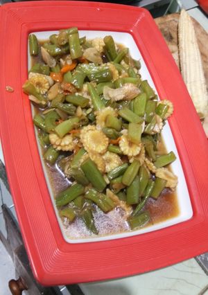 Foto resep Tumis buncis putren