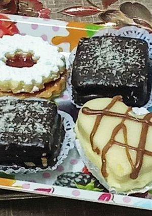 صورة لوصفة صابلي بعدة أشكال و أذواق🍫🍋🍑
