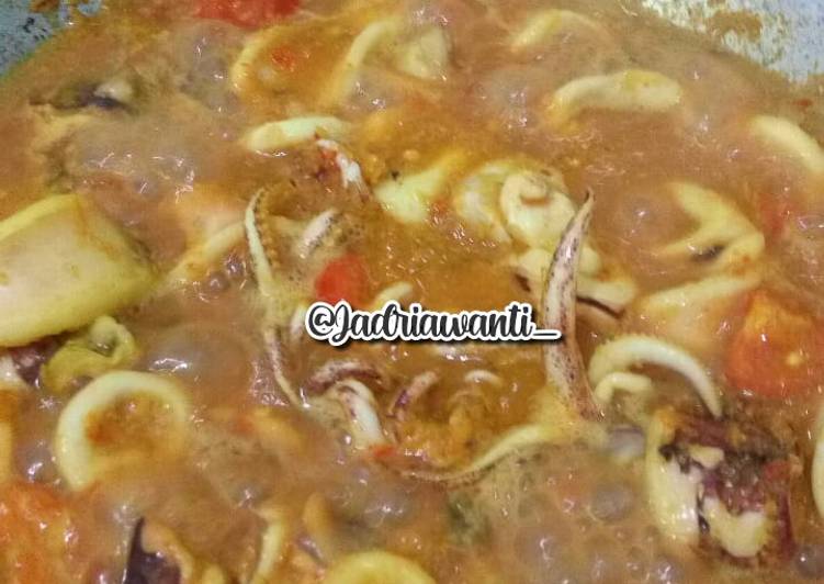Resep Cumi kuah kuning yang Bisa Manjain Lidah
