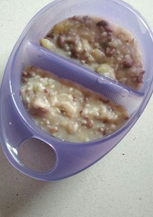 Foto resep Mpasi 10m+ Bubur kentang kacang merah
