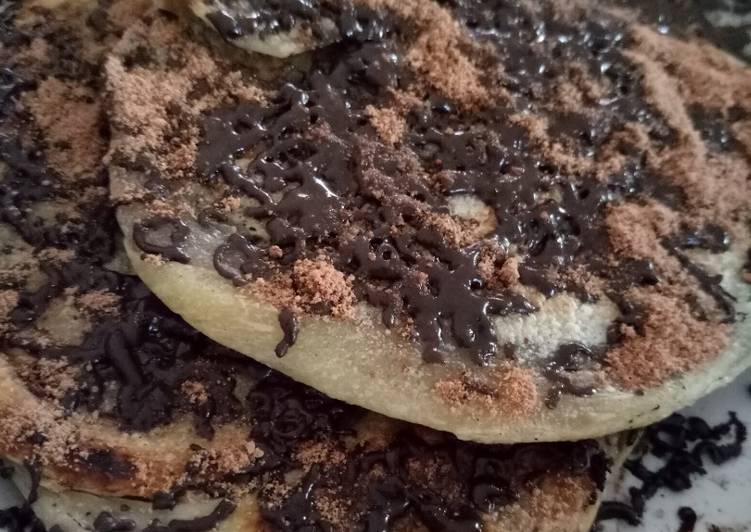 Rahasia Membuat Roti Maryam Coklat Milo Teflon yang Bikin Ngiler