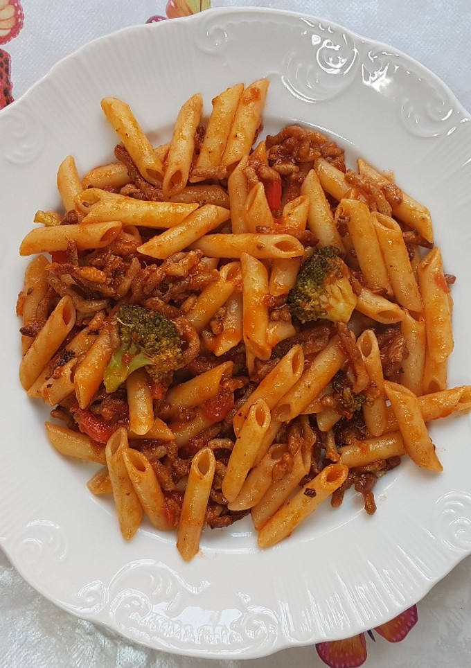 Una foto de Macarrones con brócoli 🥦