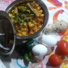A picture of Aaloo anday.